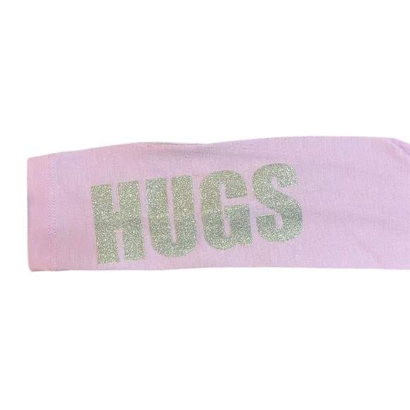 Max & Olivia Lavender Long Sleeve Sleep Top koala pocket - Picture 4 of 5